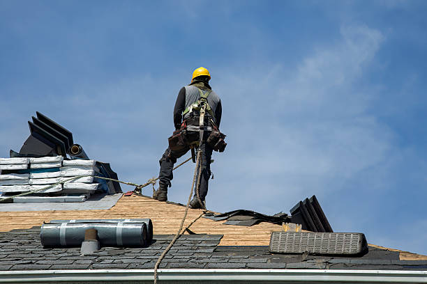 Professional Roof Replacement technician working in Collinsville, OH